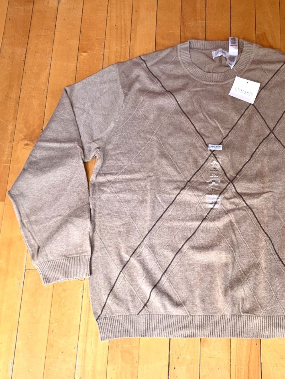 Claiborne Men's Crew Neck Sweater. NEW XXL